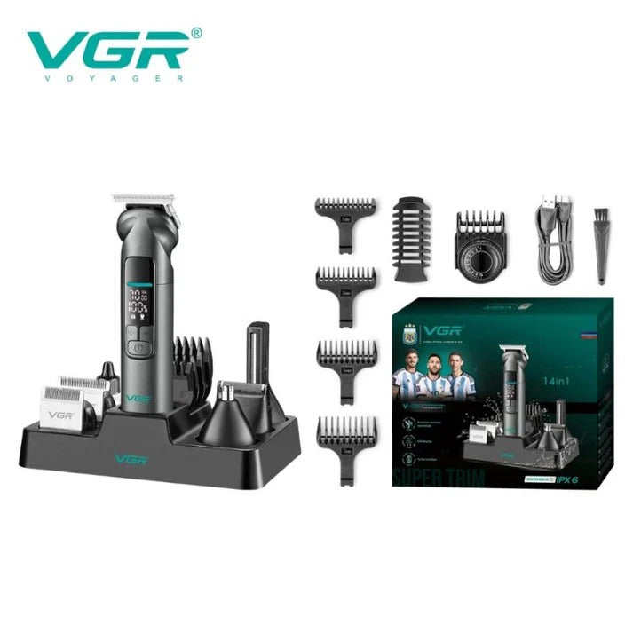 VGR IPX7 waterproof trimmer rinsed under water