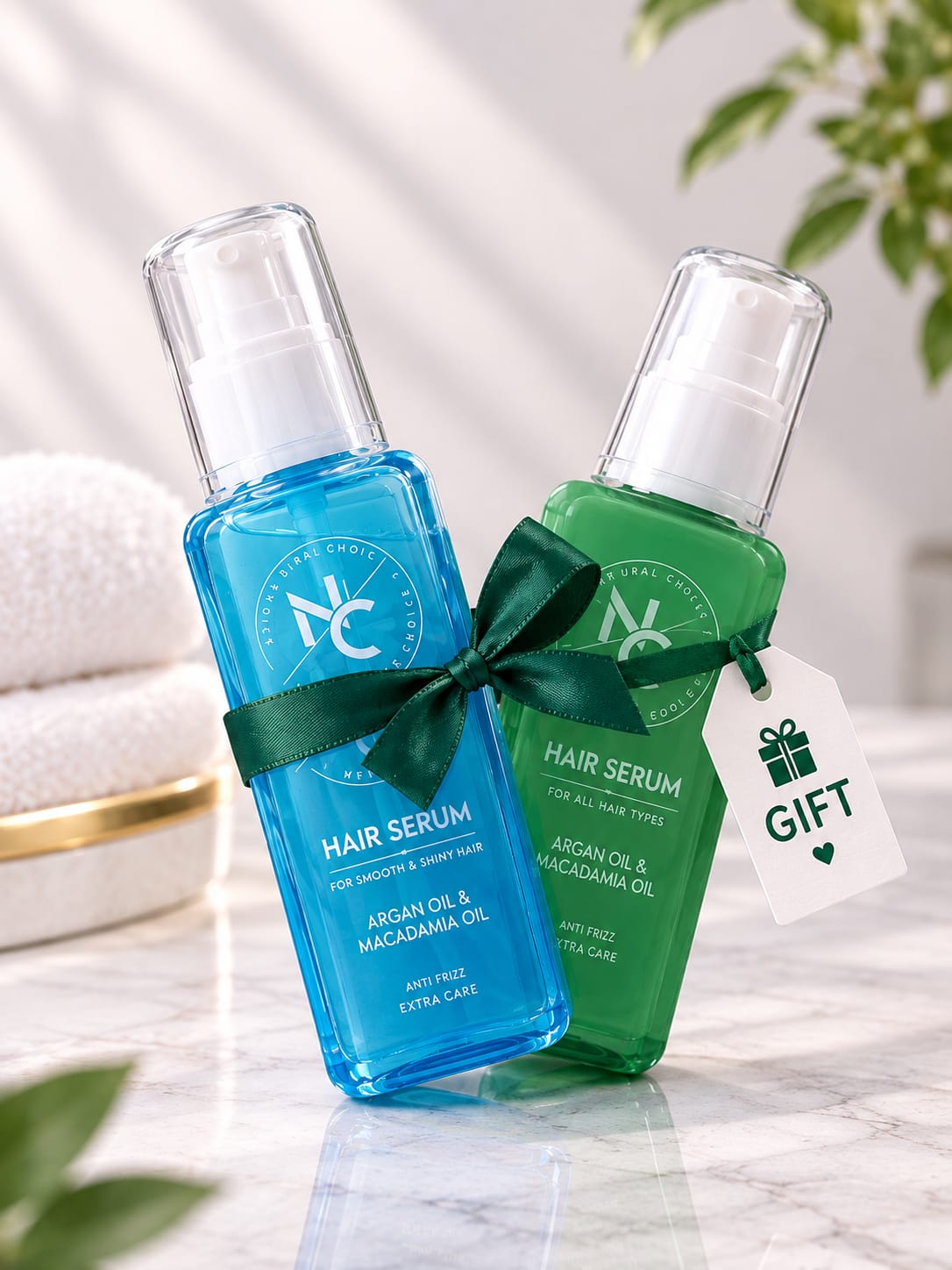 NC Curly Hair Care serum set