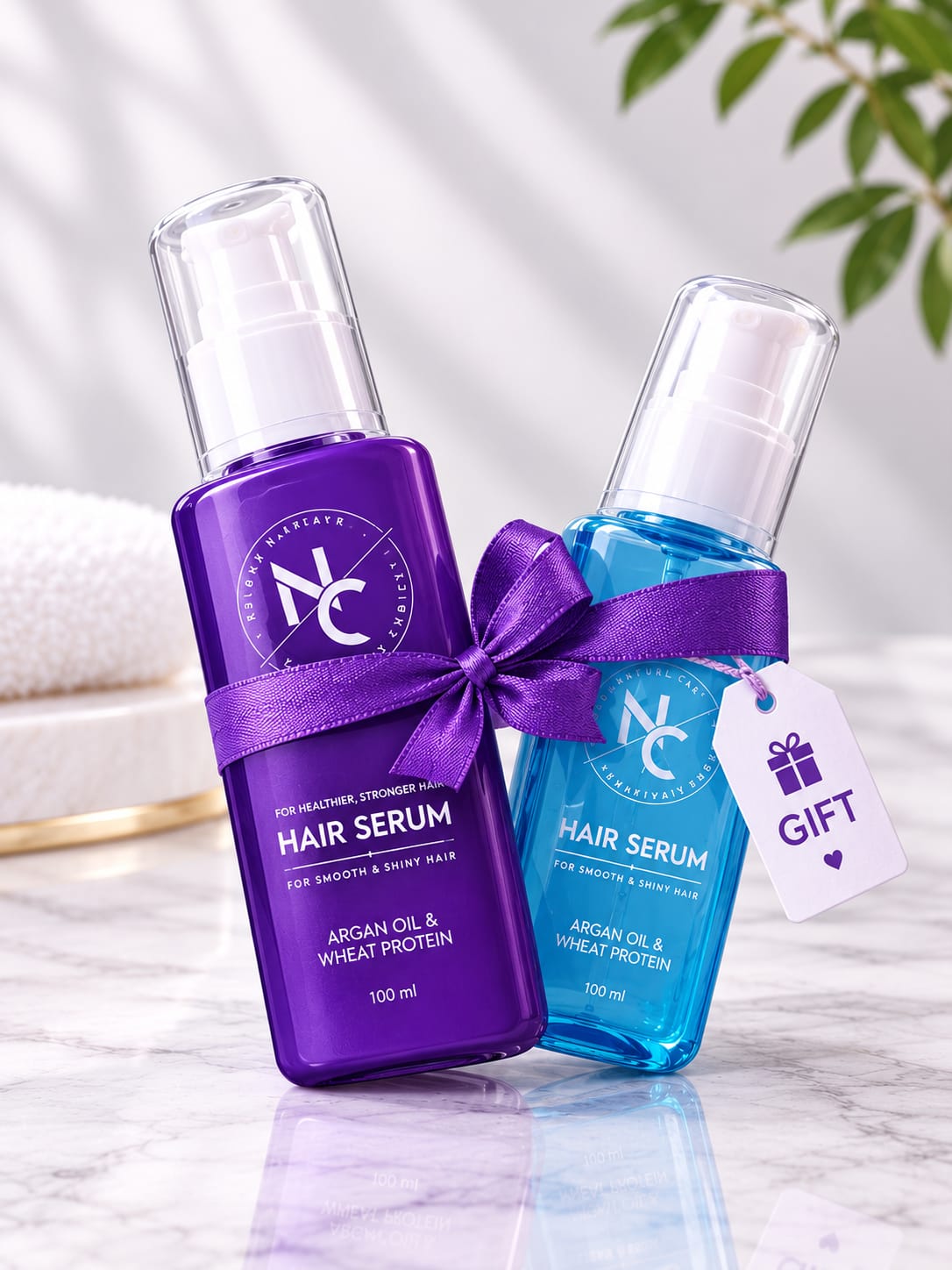 NC Anti-Frizz & Care hair serum set