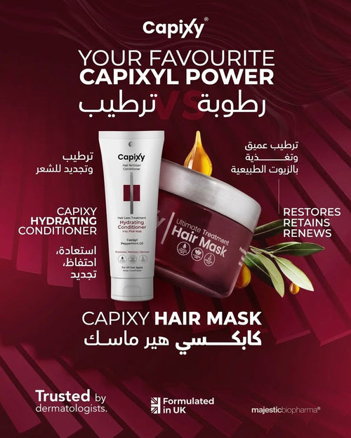 Capixy Hair Hydrating Conditioner 250ml and Capixy Hair Mask 250ml bundle