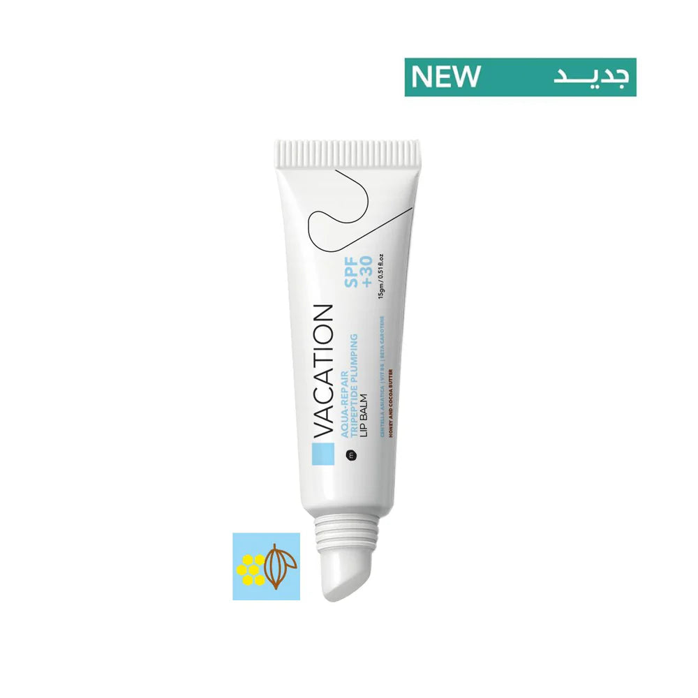Vacation Aqua-Repair Lip Balm Honey & Cocoa Butter SPF30+ for hydrated lips