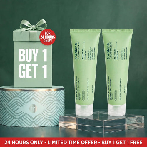 Soralone Acne Prone Skin Moisturizer Cream Gel 60 ml 1+1