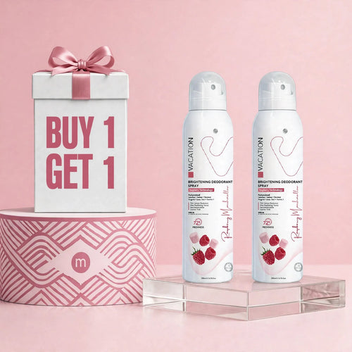 Vacation Brightening Deodorant Spray Raspberry Marshmallow 200ml 1+1