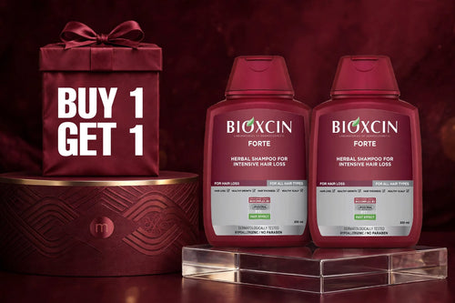 Bioxcin Forte Herbal Shampoo for Intense Hair Loss 1+1