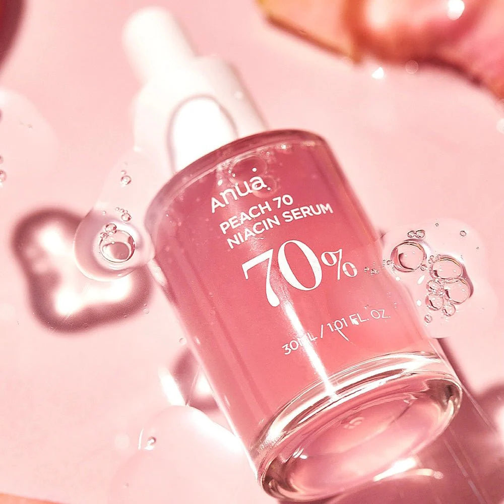 ANUA Peach 70% Niacinamide Serum 30ml for brighter skin