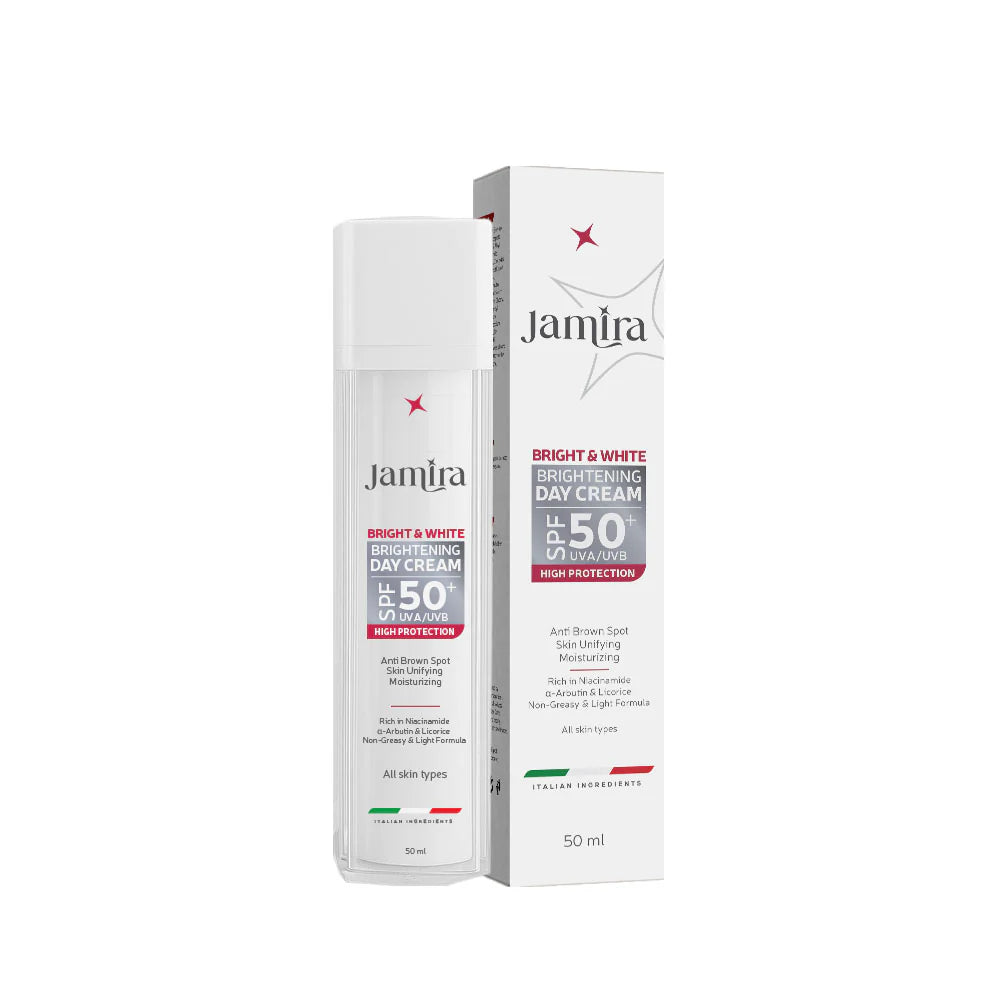 Jamira Bright & White Day Cream SPF 50+ 50ml for dark spots