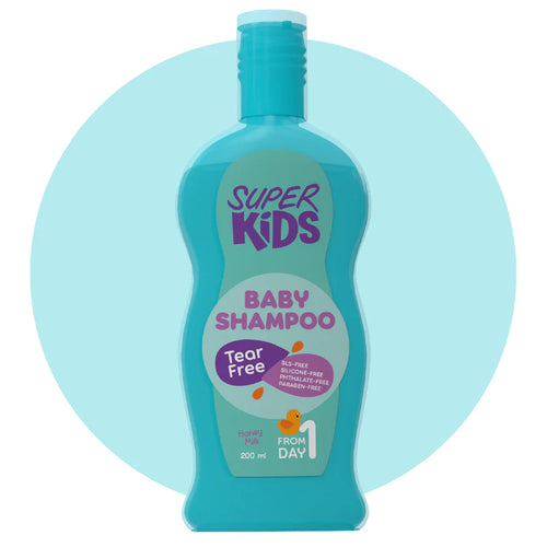 Superkids Baby Shampoo 200ml for gentle newborn hair care