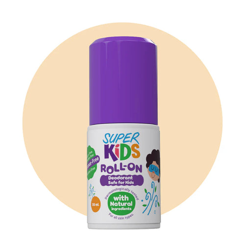 Superkids Roll-On Deodorant Fragrance Free 30ml for kids' sensitive skin