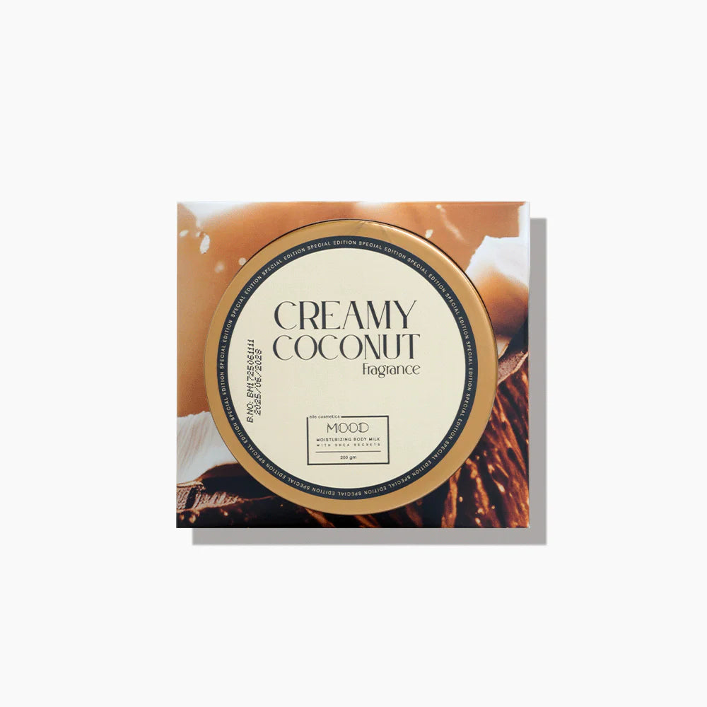 Mood Creamy Coconut Body Milk 200ml moisturizer for dry skin