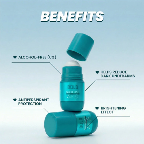 Mood Bold Whitening Deodorant Roll-On 50ml pack of 2