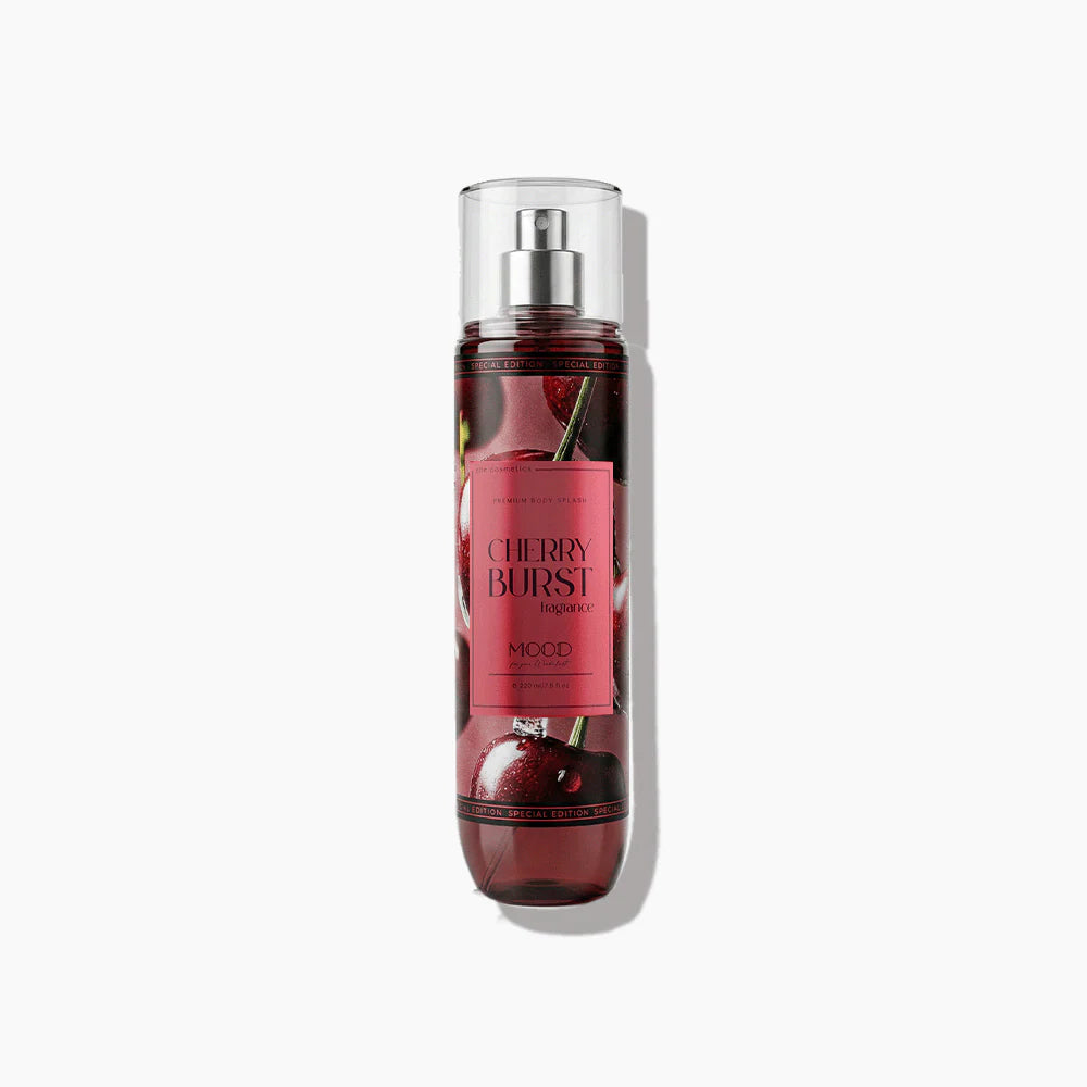 Mood Cherry Burst Body Splash 220ml fruity cherry body mist