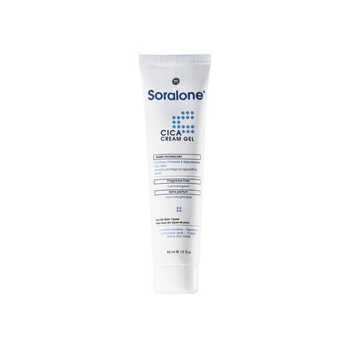 Soralone Cica Cream Gel 60ml for calming skin repair