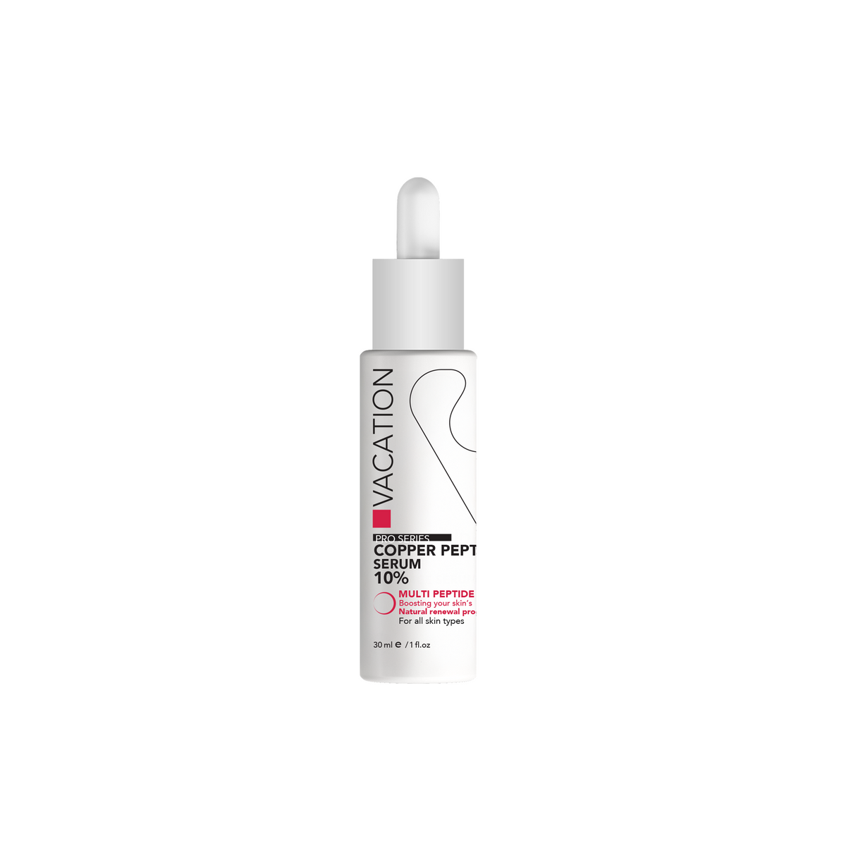 Vacation Copper Peptide Serum 10% 30ml for firmer, smoother skin