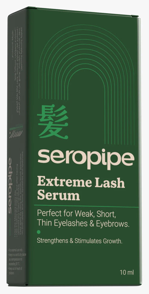 Seropipe Extreme Eyelash Serum 10ml for fuller-looking lashes and brows