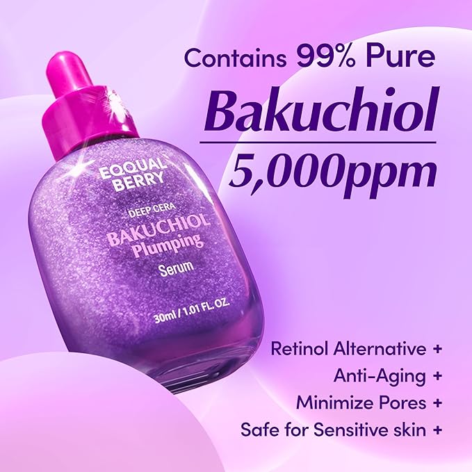 EQQUALBERRY Bakuchiol Serum texture and benefits