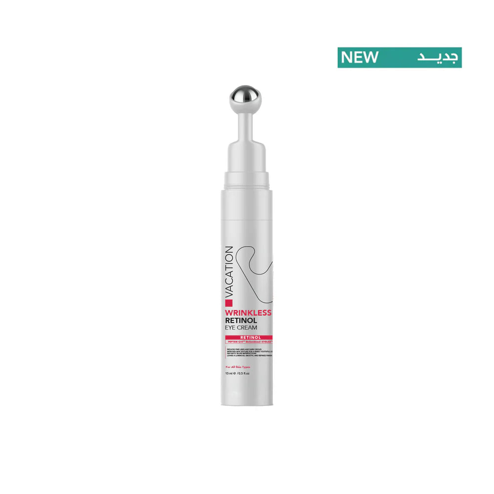 Vacation Wrinkless Eye Contour Cream 15ml for fine lines and dark circles