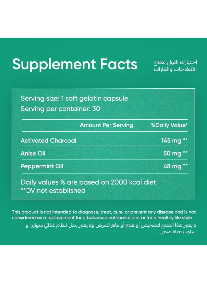 Mintocarbon benefits for digestion