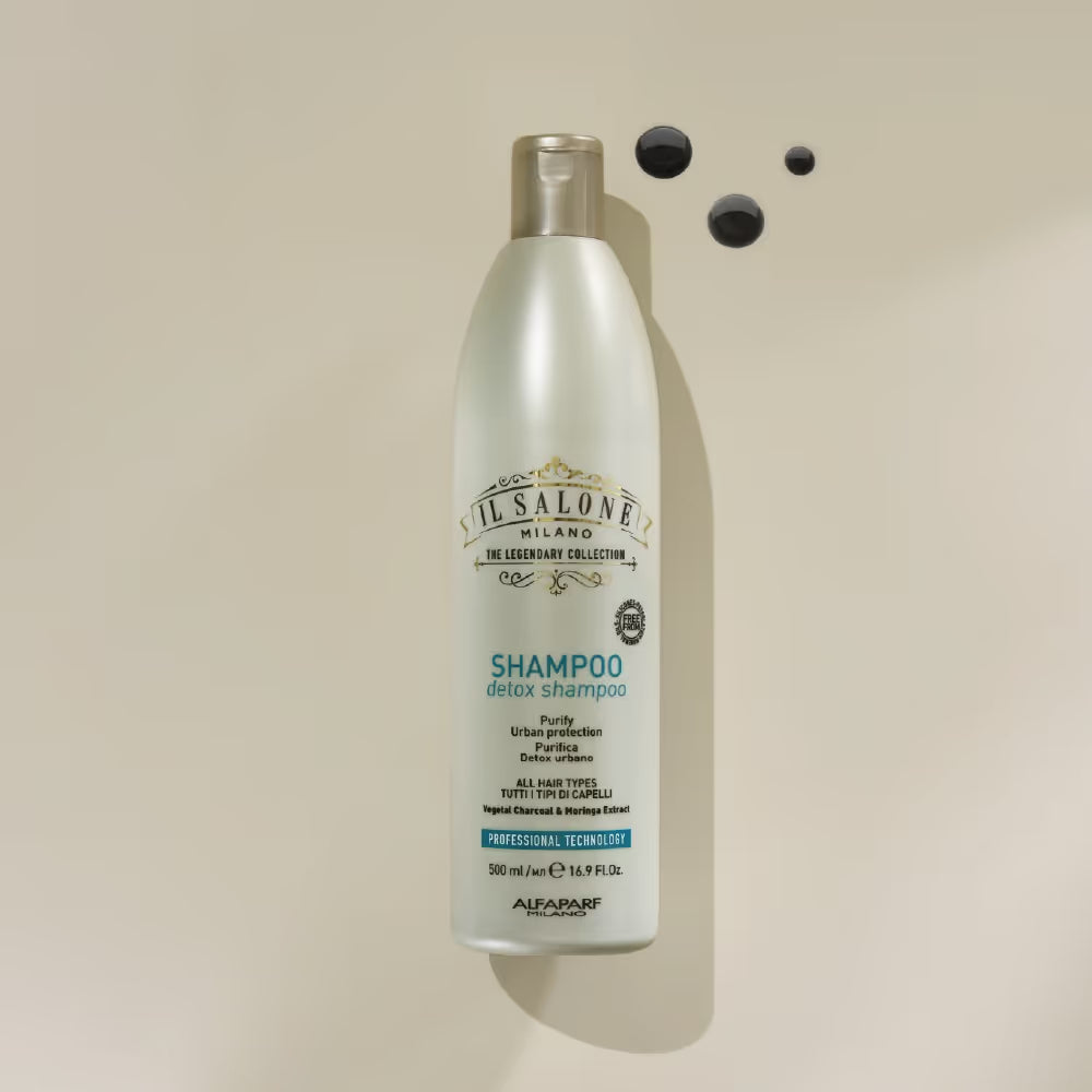 IL Salone Detox Shampoo 500ml with vegetal charcoal