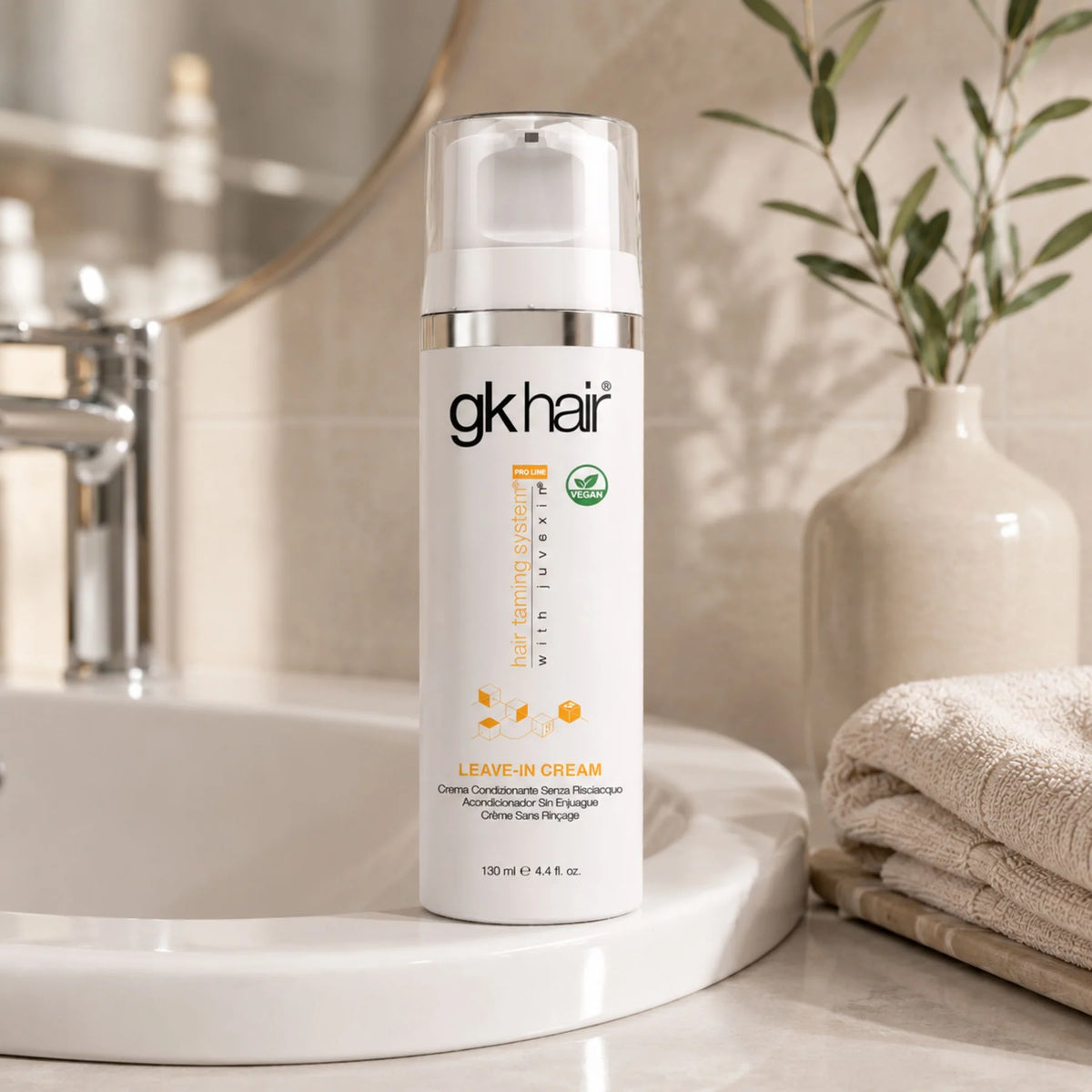 GKhair Leave-In Cream how to apply