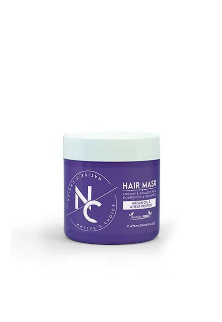 Natives Choice Argan Oil & Wheat Protein Hair Mask for damaged hair