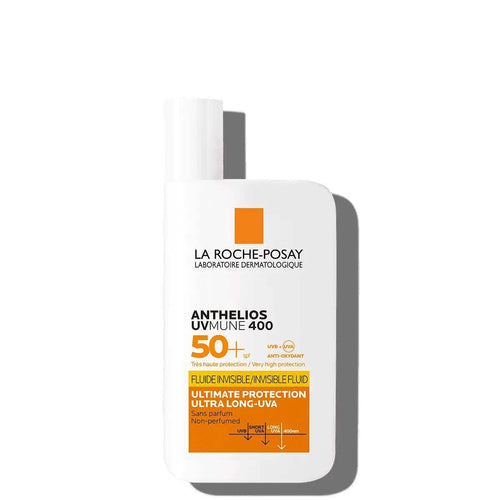 La Roche-Posay Anthelios UVMune 400 Invisible Fluid SPF50+ 50ml – very high sun protection