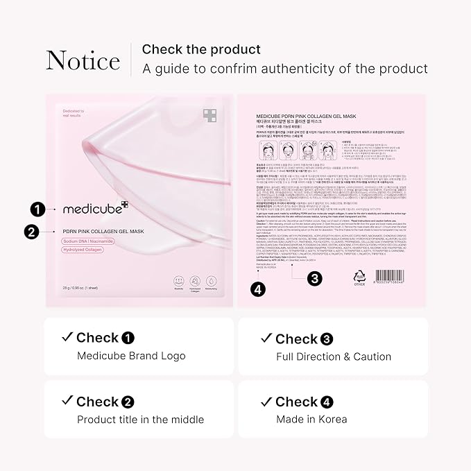 Medicube PDRN Pink Collagen Jelly Gel Mask key ingredients