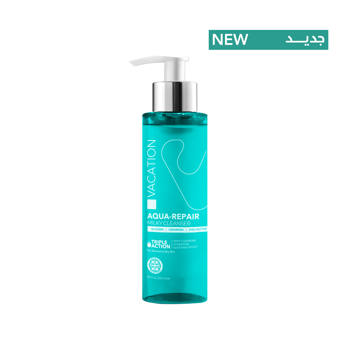 Vacation Aqua-Repair Milky Cleanser 200ml for normal to dry skin
