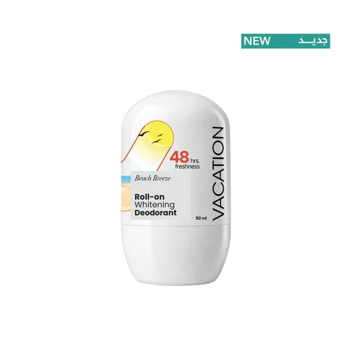 Vacation Beach Breeze Roll-On Deodorant 50ml for daily odour protection and brighter skin