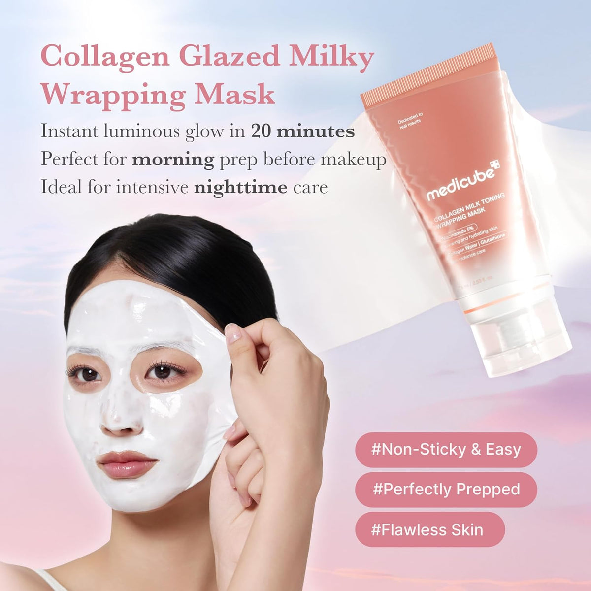 Medicube Collagen Wrapping Mask key ingredients and benefits