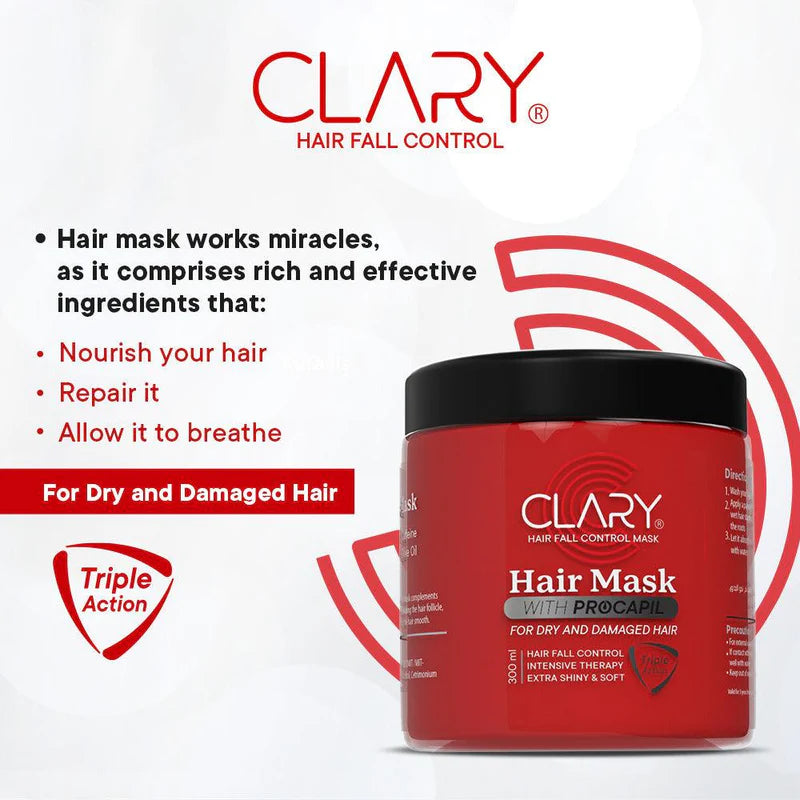 Clary Hair Mask 300ml key ingredients