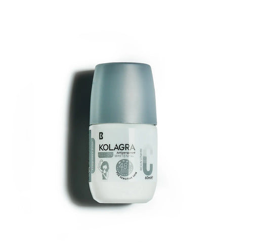 Kolagra Whitening Roll-On Fragrance-Free antiperspirant pack of 2