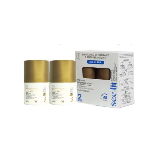 See Lit 48H Roll-On Oud 50ml pack of 2 – long-lasting freshness