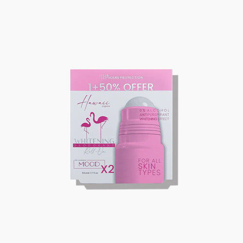 Mood Hawaii Whitening Deodorant Roll-On 50ml pack of 2
