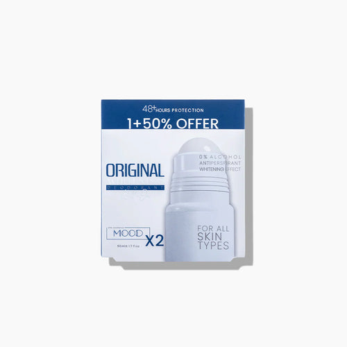 Mood Original Whitening Deodorant Roll-On 50ml pack of 2