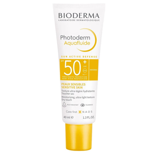 Bioderma Photoderm Aquafluid Invisible SPF50+ 40ml mattifying sunscreen