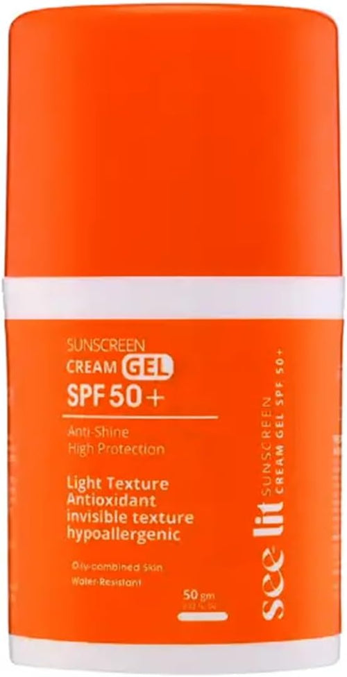 See Lit Sunscreen Cream Gel SPF50+ 50g – very high sun protection