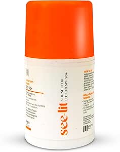 See Lit Sunscreen Lotion SPF50+ 50g – broad-spectrum sun protection