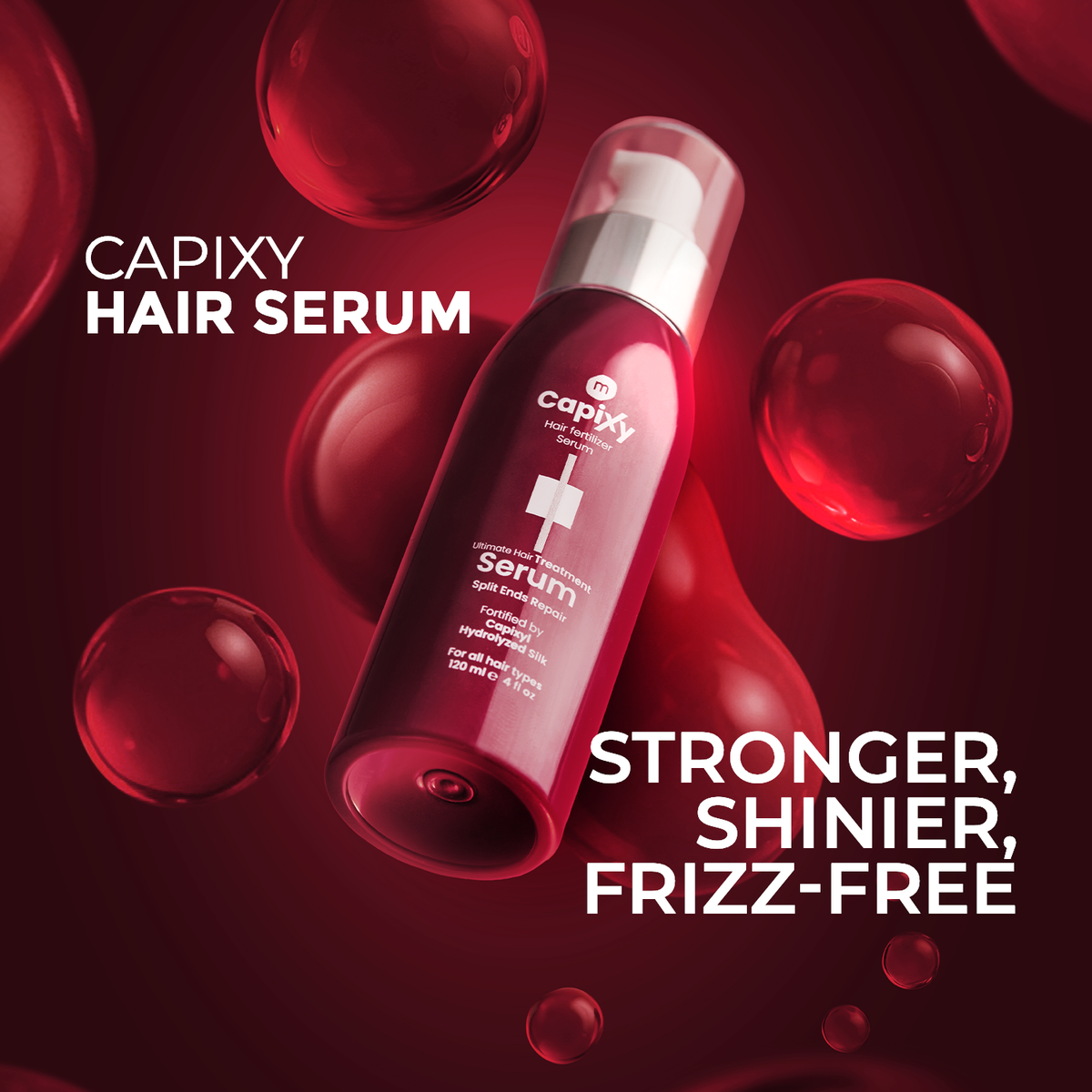 Capixy Hair Serum 120ml bottle and box