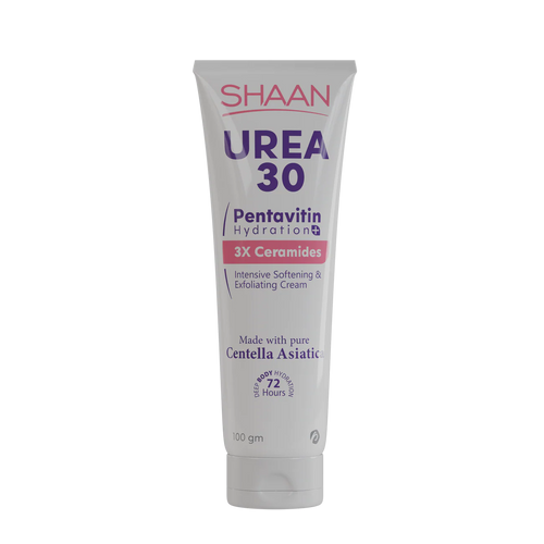 Shaan Urea 30% Exfoliating Foot Cream 100g for cracked heels and heavy flakes