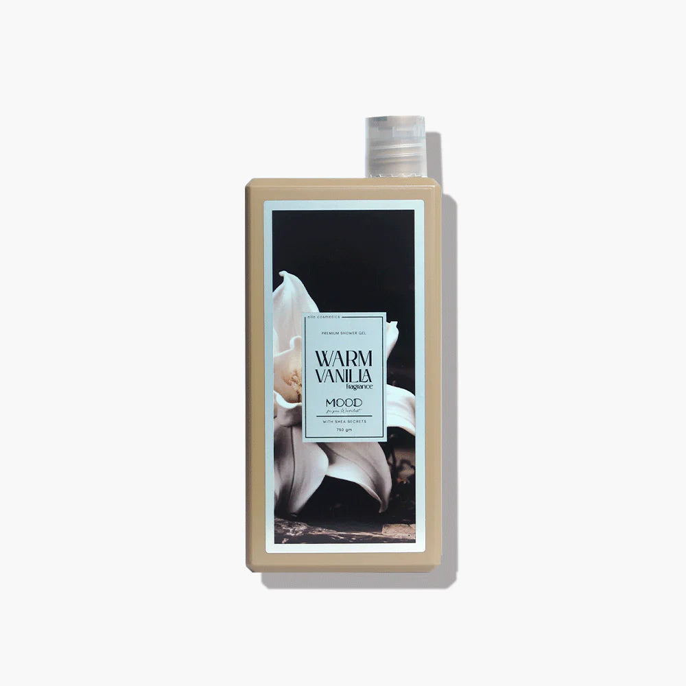 Mood Warm Vanilla Shower Gel 750ml hydrating vanilla body wash