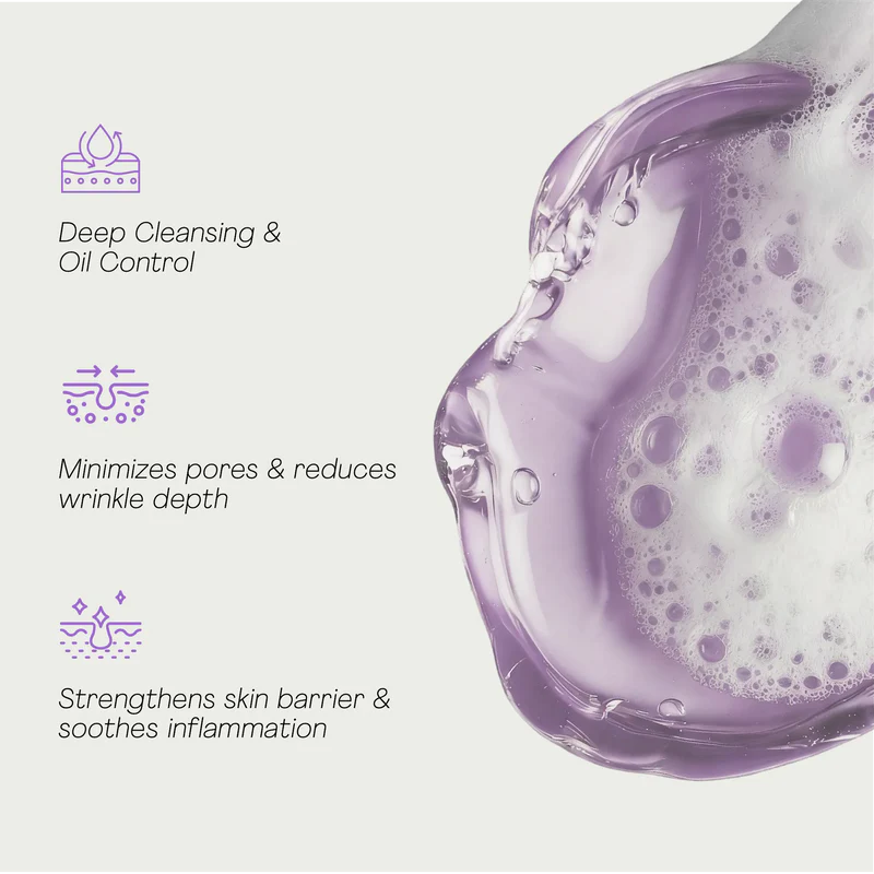 Dermaelle Niacinamide Cleanser 200ml bottle and packaging