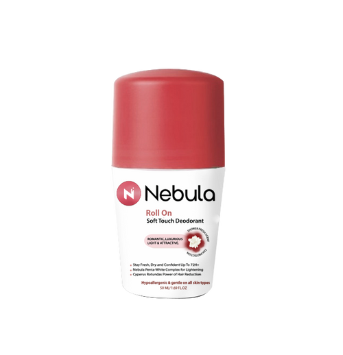 Nebula Soft Touch Flowery Roll-On 24H+ for long-lasting freshness