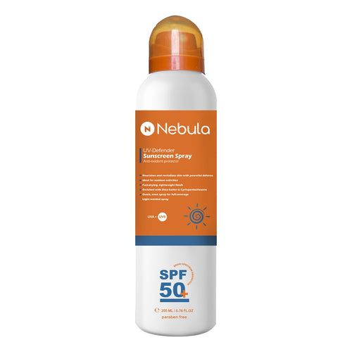 Nebula UV Defender Sunscreen Spray SPF 50+ for body protection