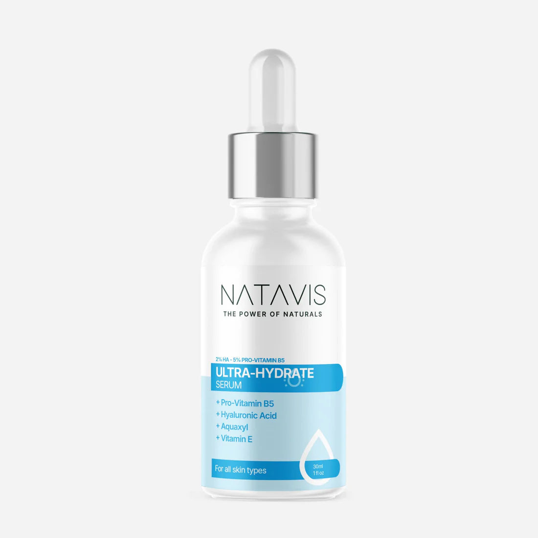 Natavis Ultra-Hydrate Serum 30ml with hyaluronic acid