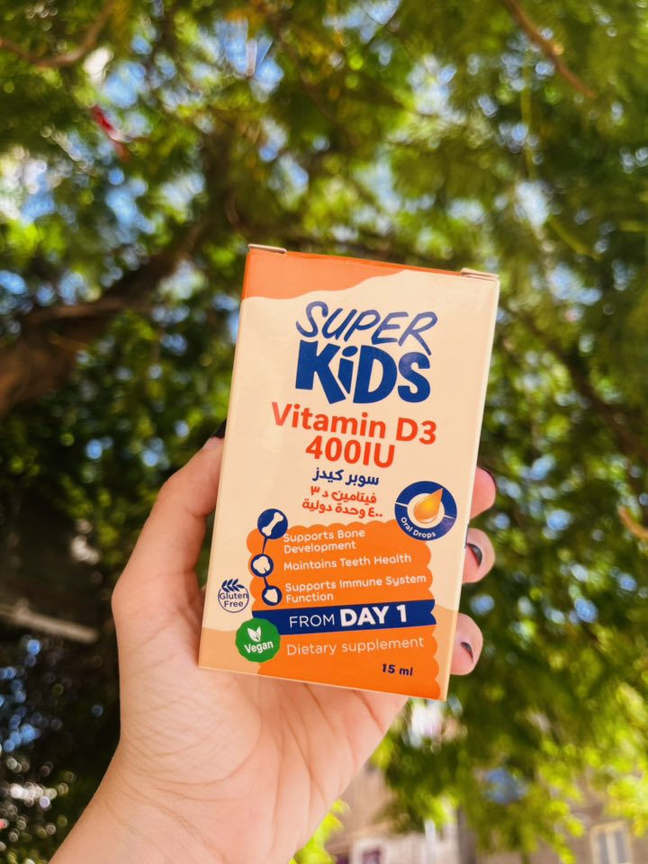 Super Kids Vitamin D3 400 IU box
