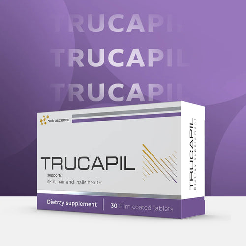 Trucapil hair, skin and nails supplement with biotin and zinc