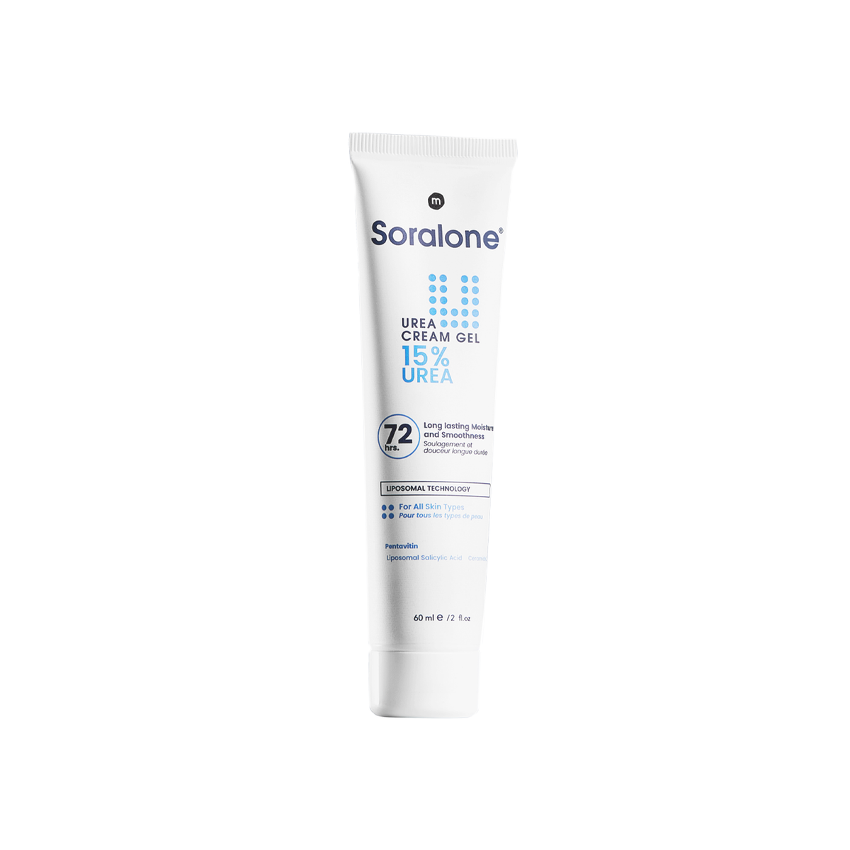 Soralone Urea 15% Cream Gel 60ml for very dry, rough skin