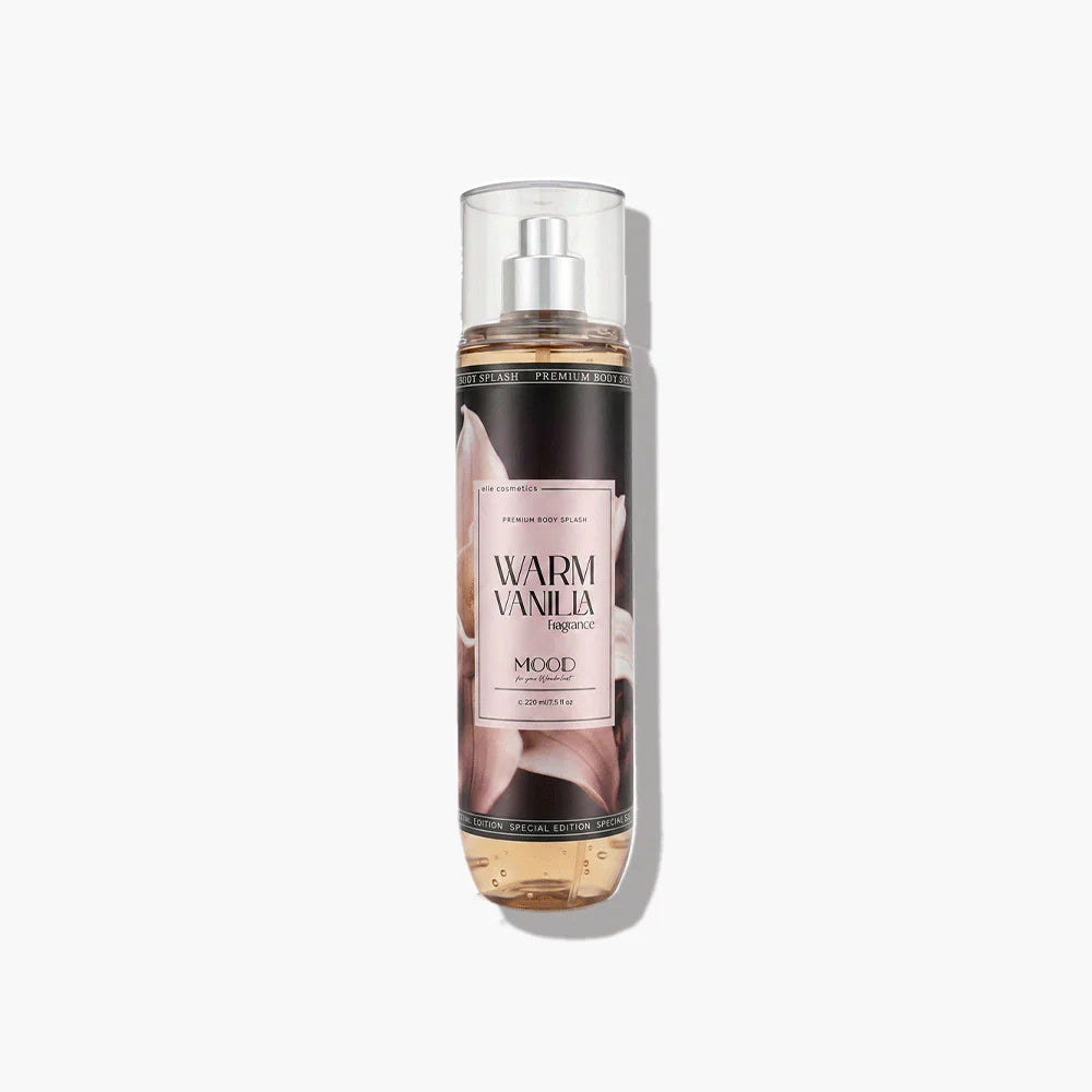 Mood Warm Vanilla Body Splash 220ml comforting vanilla body mist