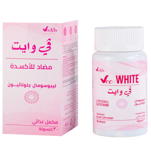 Vee White Glutathione Capsules with Vitamin C for brighter skin