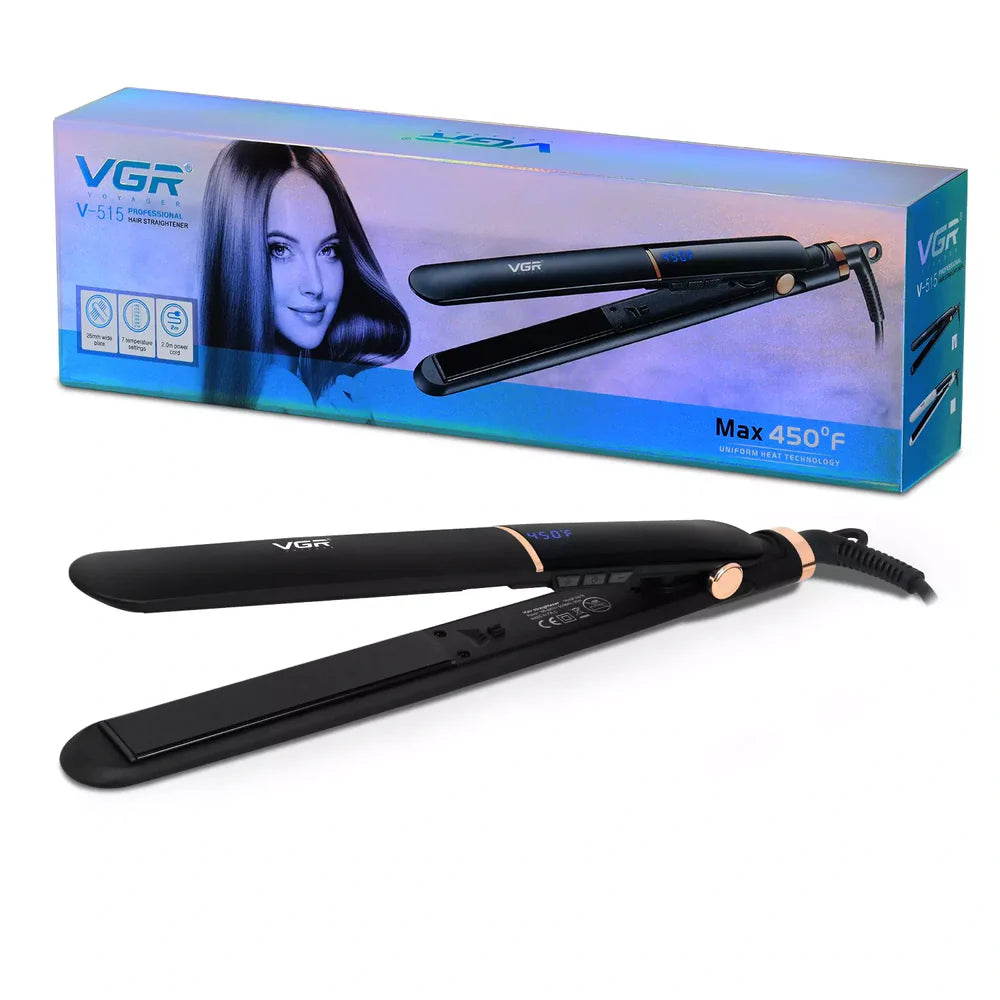 مكواة فرد الشعر VGR V-515 بشاشة LED